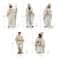 Glitzhome® Ivory Resin Nativity Figurine Set